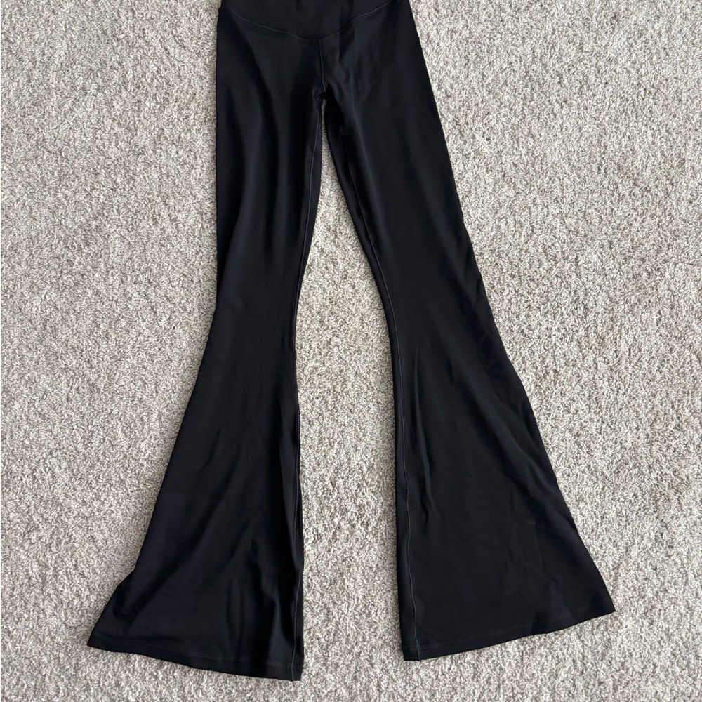 Aerie OFFLINE Black Flare Leggings